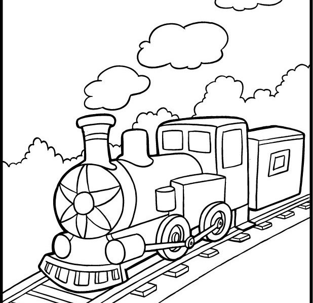 618x600 Train Colouring Pages Coloring Pages