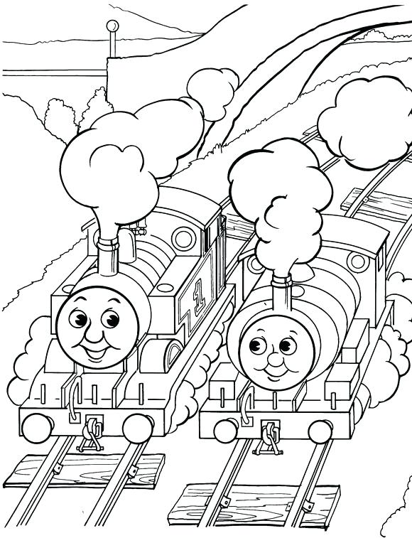 580x757 Free Printable Train Coloring Pages For Kids The Train Color Page