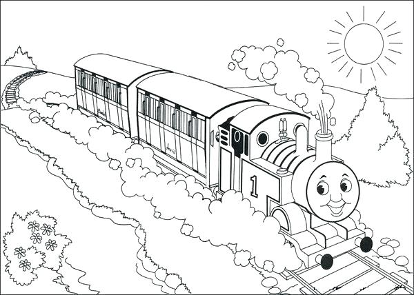 600x428 Thomas The Train Coloring Pages Printable Train Sheet Music Kids