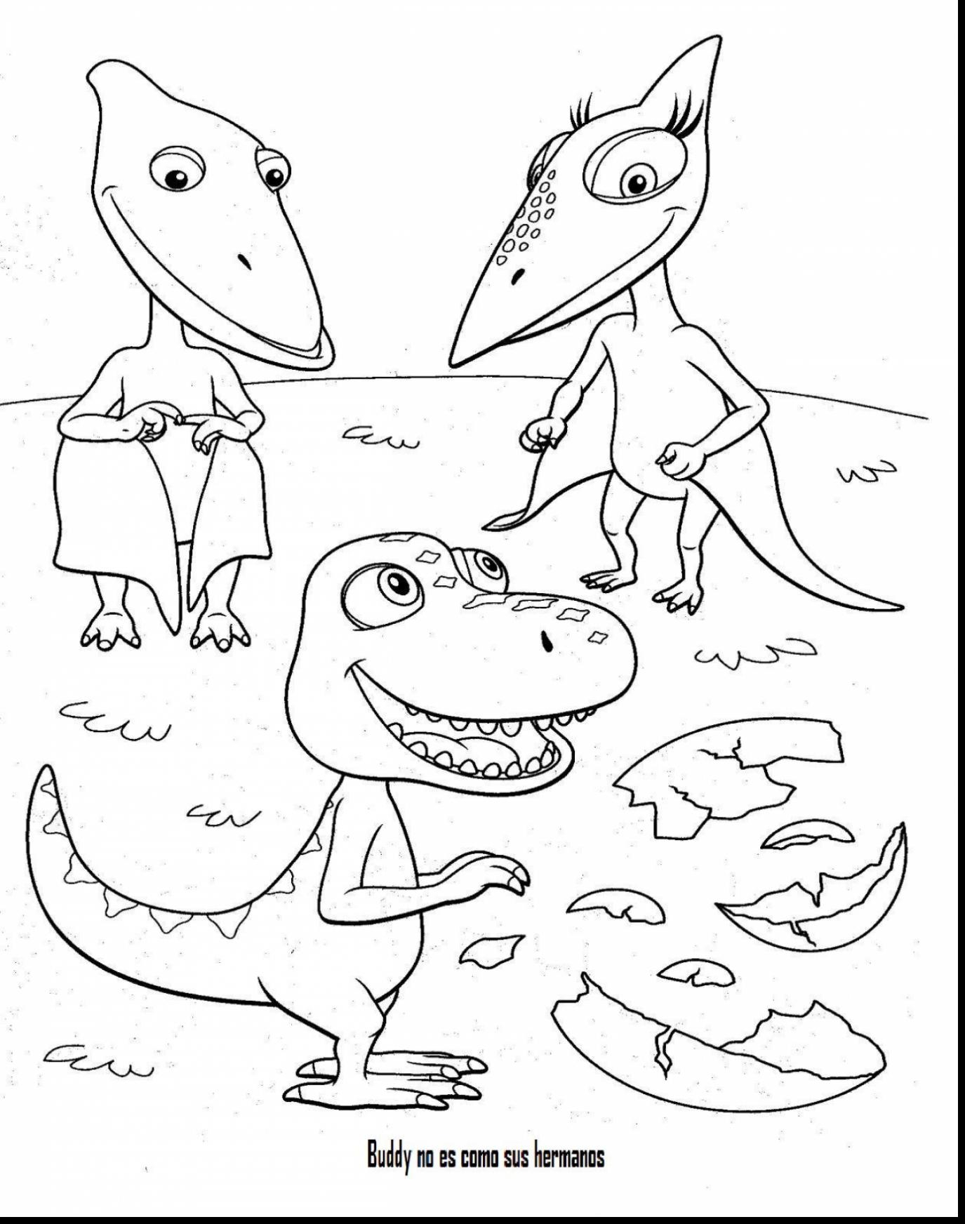 1375x1744 Coloring Page For Kids Printable Free Dinosaur Train Toy To Print
