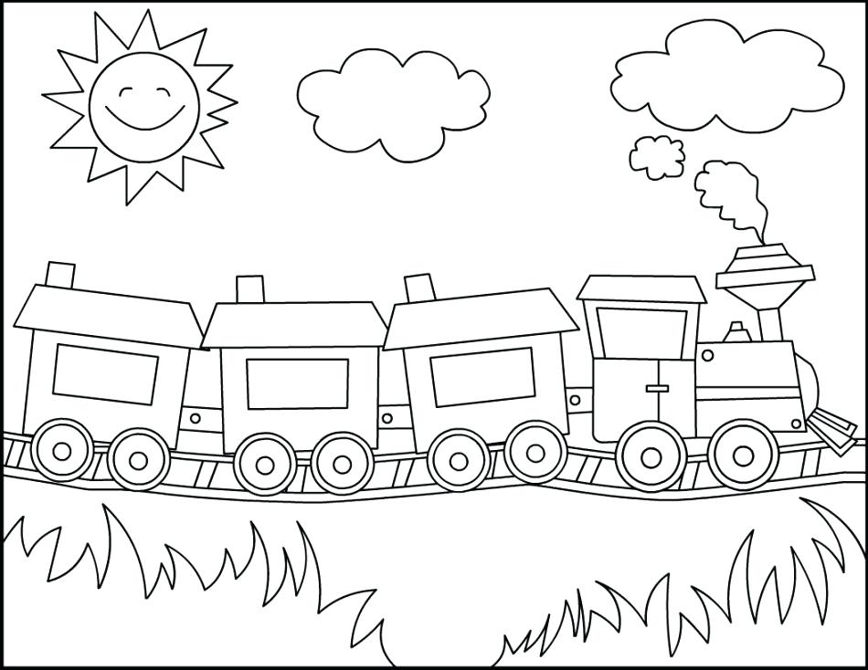 950x734 Coloring Pages Of Trains Coloring Pages Trains Coloring Train