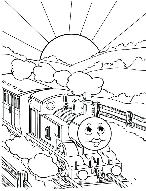 580x761 Thomas Tank Engine Sheet Music Pdf Kids Coloring Free