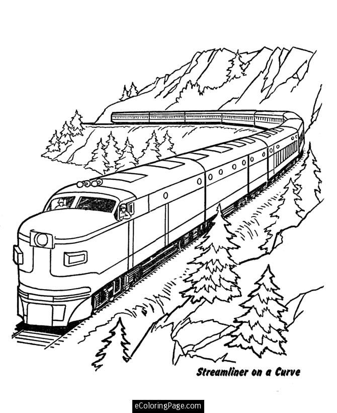 670x820 Printable Coloring Pages Trains