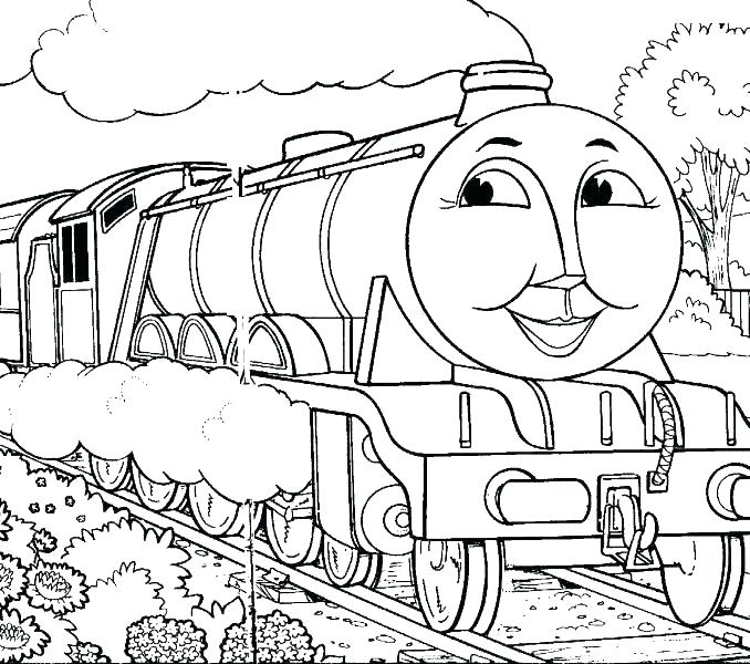 678x600 Thomas The Train Coloring Pages Printable The Train Coloring Pages
