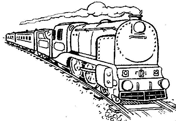 600x412 Coloring Pages Trains Long Steam Train Coloring Page Netart