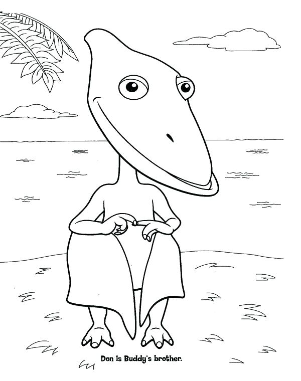 600x760 Dinosaur Train Coloring Page Train Coloring Pages Free Dinosaur