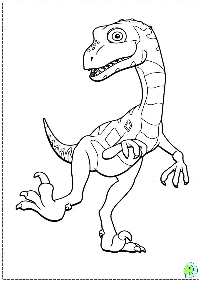 691x960 Dinosaur Train Coloring Pages Dinosaur Train Conductor Coloring