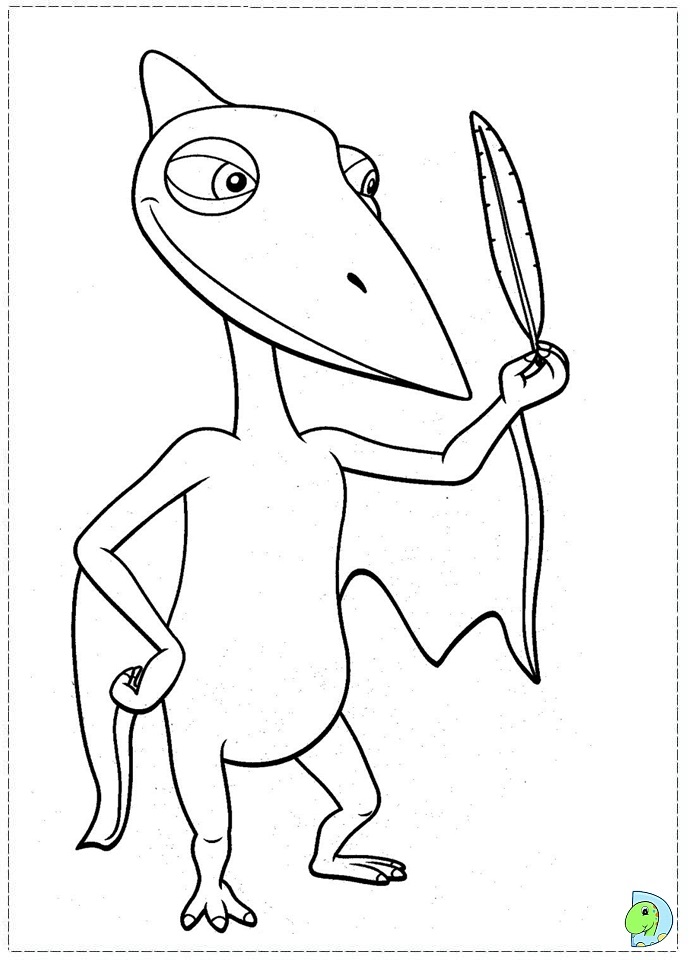 691x960 Dinosaur Train Coloring Page