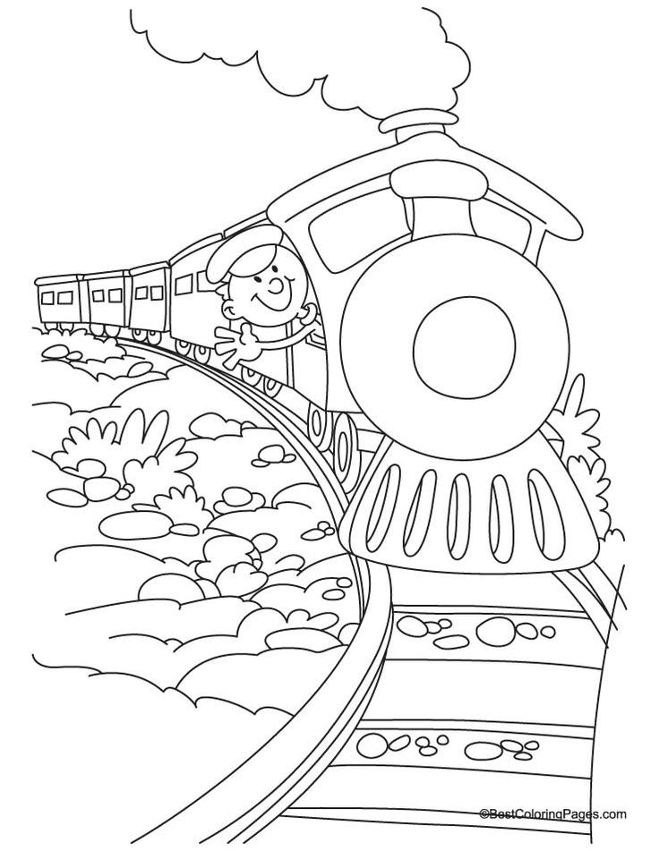 736x951 Best Trains Images On Day Care, Train Coloring