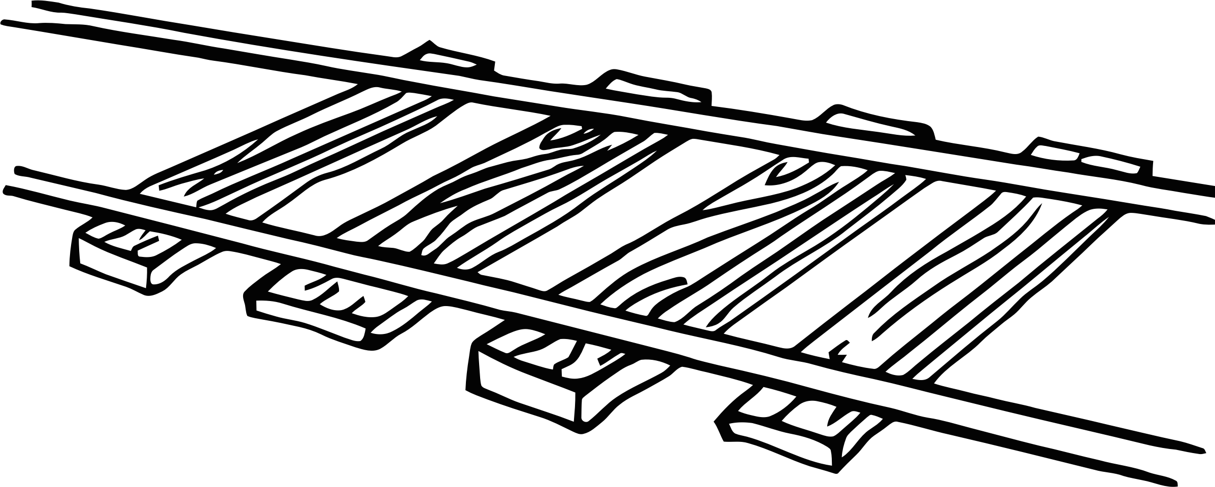 2394x961 Train Outline Drawing