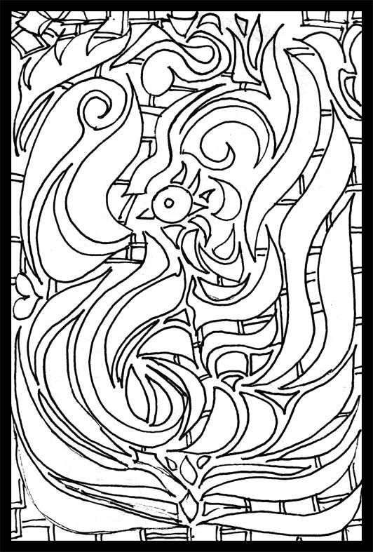 532x787 Firebird Coloring Page