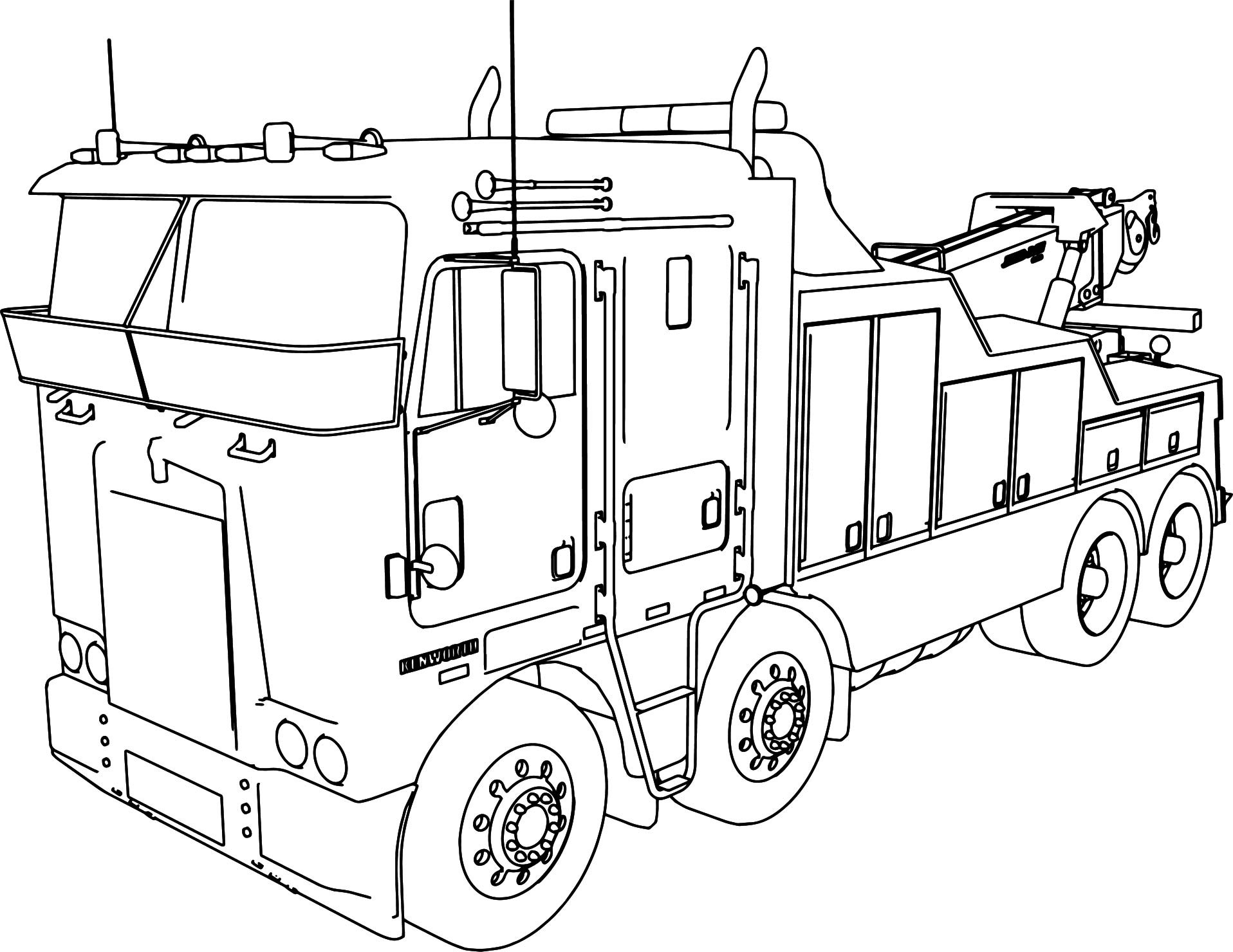 1916x1480 Special Coloring Pages Of Semi Trucks Truck Li