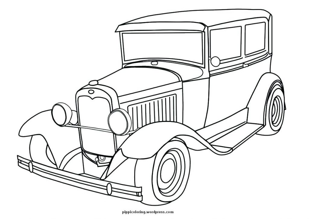 1024x724 Coloring Page Classic Car Coloring Pages Jeep Cool Cars Free