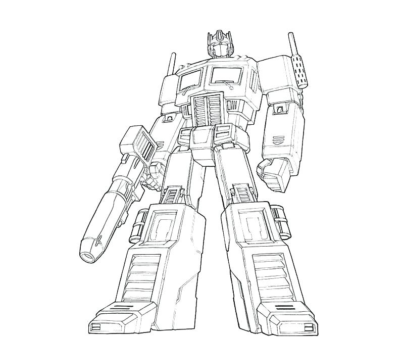 800x667 Transformers Optimus Prime Coloring Pages Prime Coloring Pages