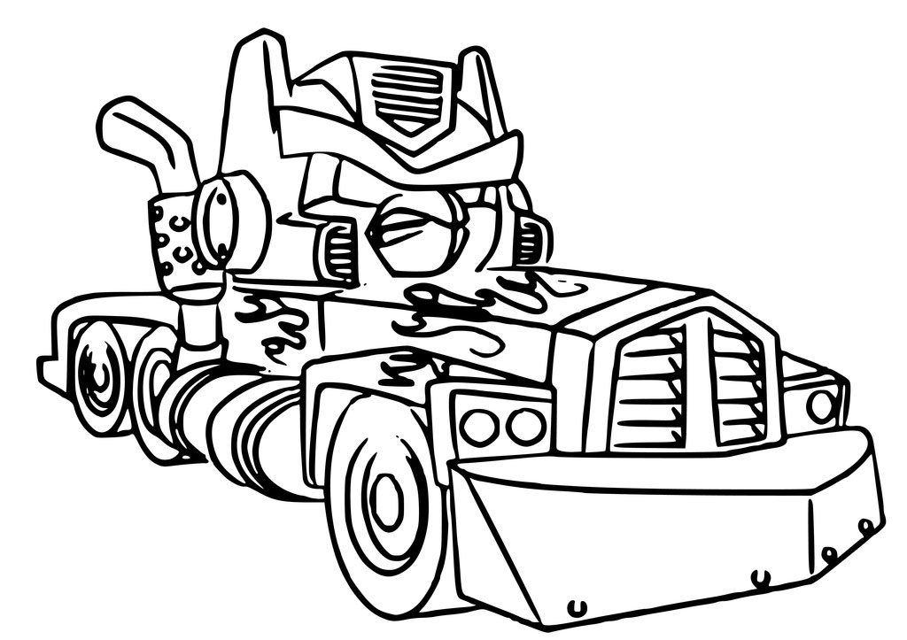 1024x723 Angry Birds Transformers Coloring Pages
