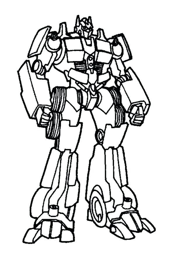 600x873 Transformer Coloring Pages Online Cartoon Transformer Coloring