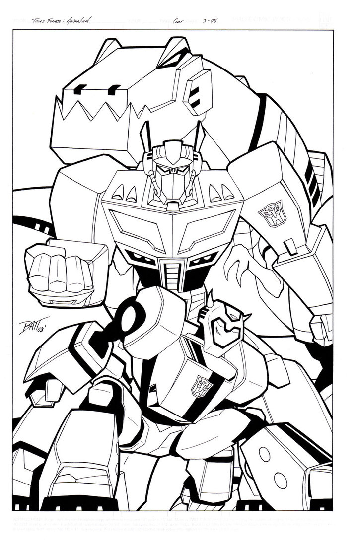 717x1114 Transformers Animated Coloring Pages