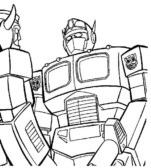 600x668 Transformers Coloring Pages