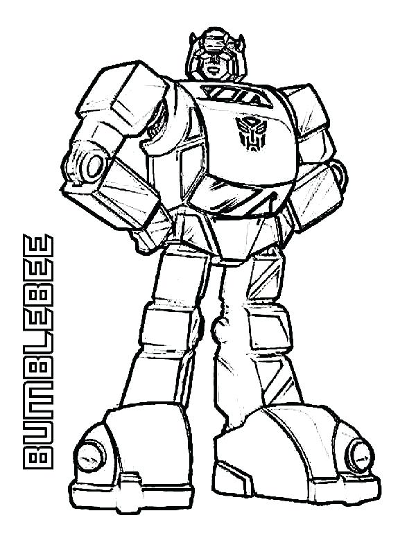 600x776 Bumblebee Coloring Page Free Transformers Coloring Pages