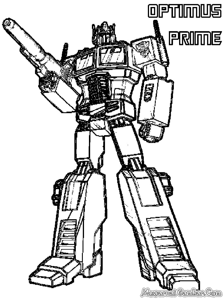 768x1024 Coloring Pages Of Optimus Prime Optimus Prime Transformer