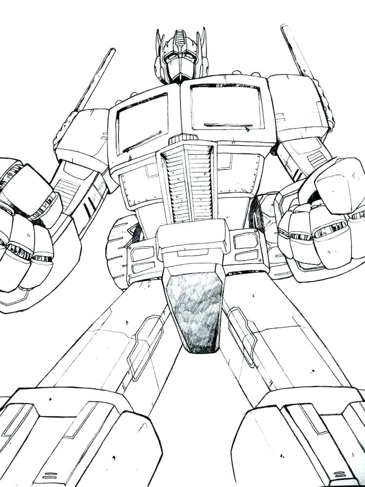 750x1000 Outline Transformers Coloring Page Pages And Drawing Adult Cool