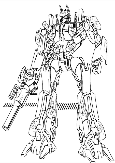 452x639 Transformers Coloring Page Coloring Book