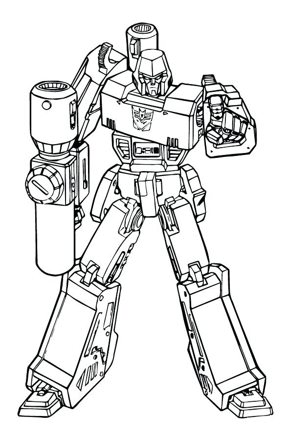 591x894 Megatron Coloring Pages Free Transformers Coloring Page Comics