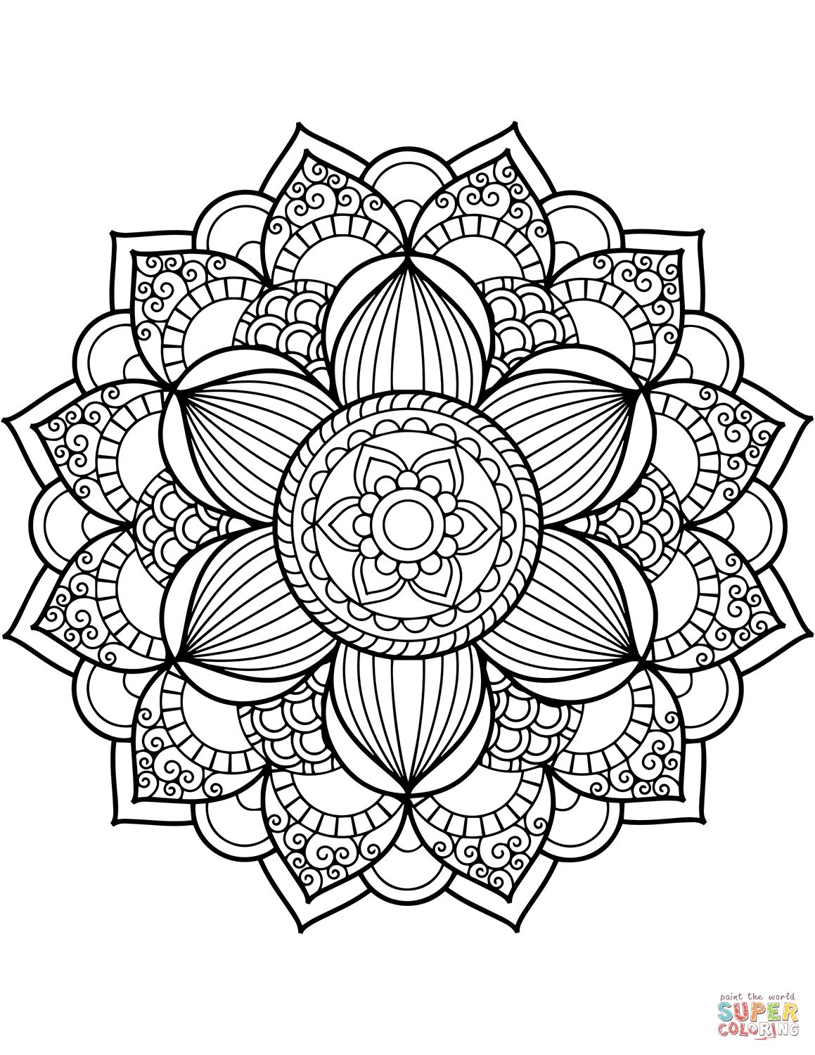 1159x1500 Free Printable Mandala Coloring Pages Large Transparent Png Within