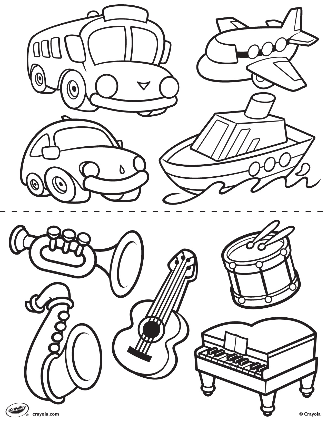 1275x1650 Crayola Coloring Sheets