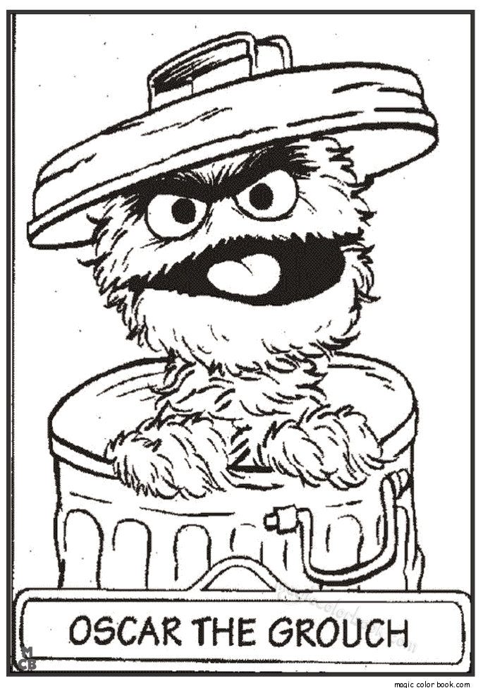 685x975 Oscar The Grouch Coloring Pages