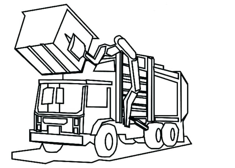 797x570 Trash Truck Coloring Pages Lego Garbage Truck Coloring Page