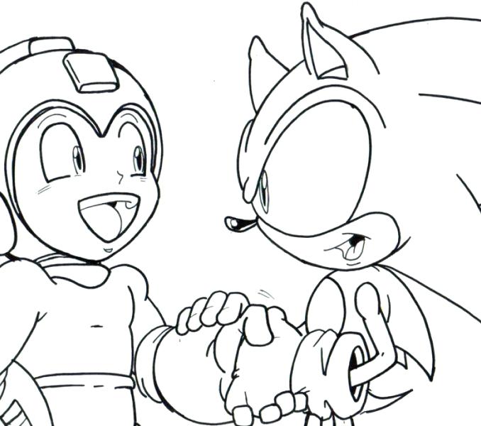 678x600 Mega Man Coloring Pages Free Sheet Google Search Regarding Trash