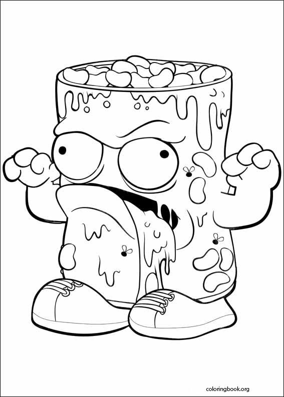567x794 The Trash Pack Coloring Page