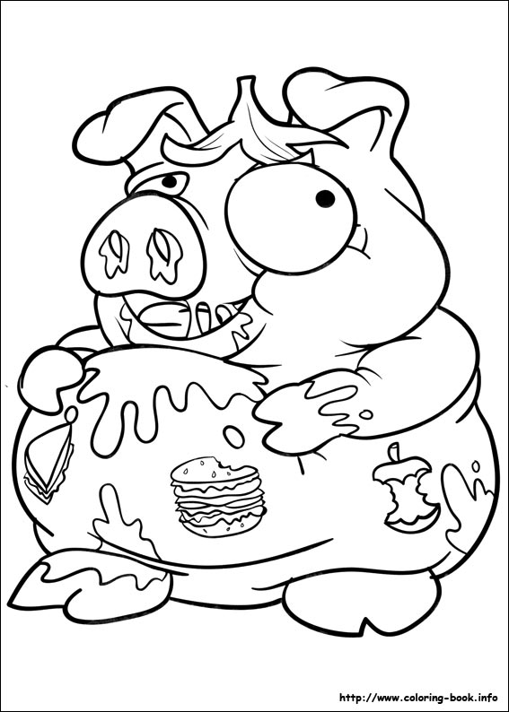567x794 The Trash Pack Coloring Picture