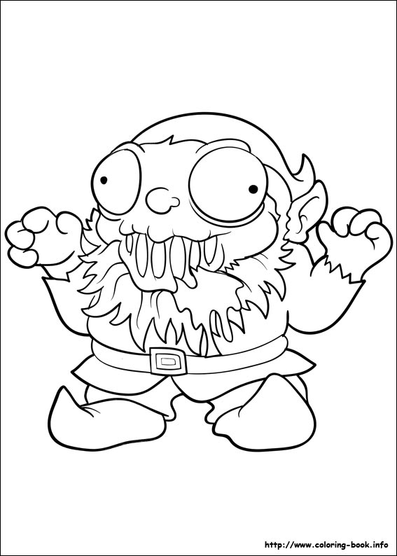 567x794 The Trash Pack Coloring Picture
