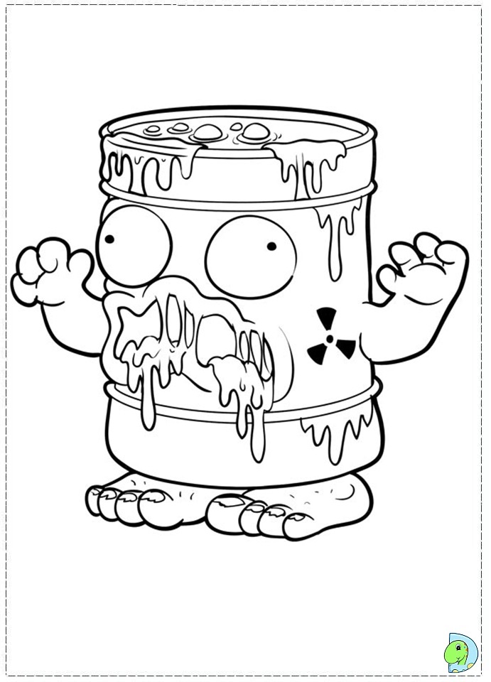 691x960 Trash Pack Coloring Pages