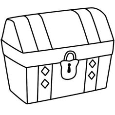 236x236 Bible Treasure Chest Coloring Page
