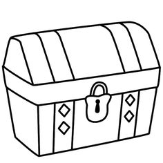 236x236 Bible Treasure Chest Coloring Page