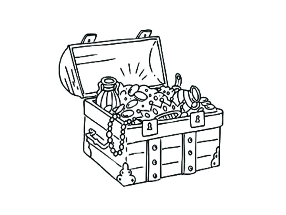 945x709 Treasure Chest Coloring Pages Pin Pirates Of The Pirate Treasure