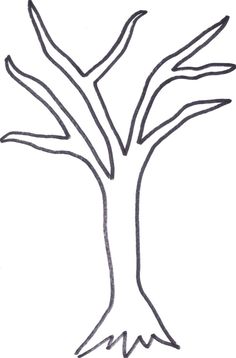 236x358 Bare Tree Without Leaves Coloring Pages