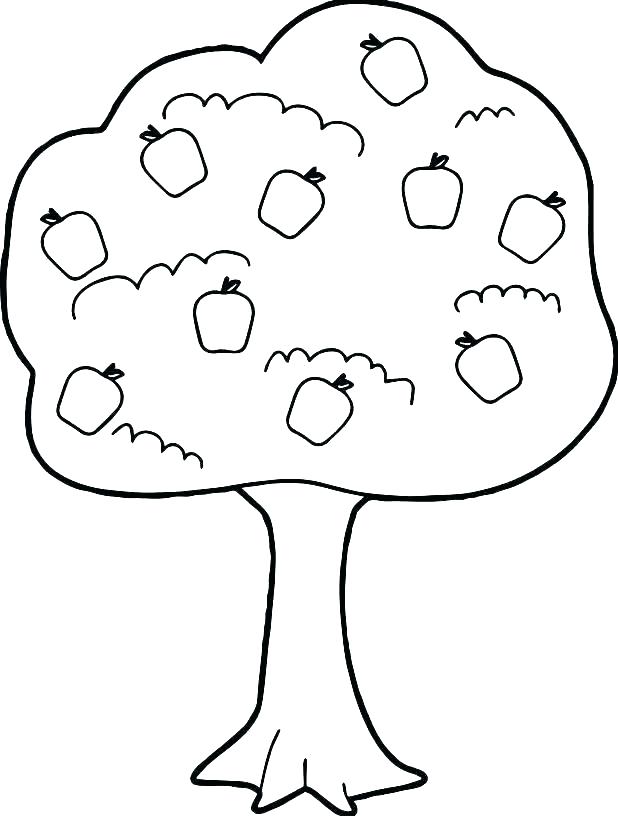 618x816 The Giving Tree Coloring Pages Printable Tree Coloring Page Free