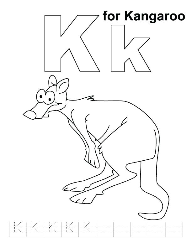 612x792 Kangaroo Coloring Page Kangaroo Colouring Pages Free K