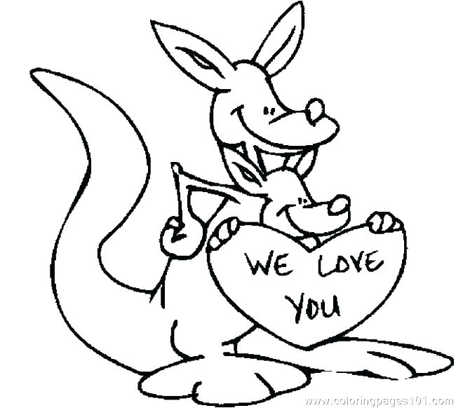 650x582 Kangaroo Coloring Pages Kangaroo Coloring Pages Kangaroo Color