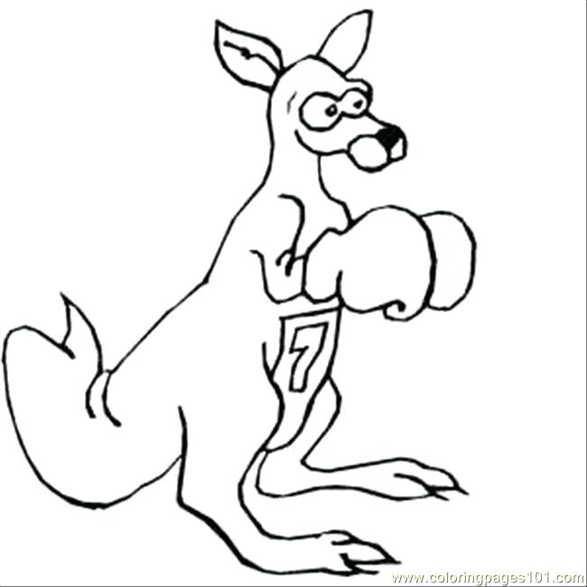 650x650 Kangaroo Coloring Pages Printable Clip Arts Related To Print Tree