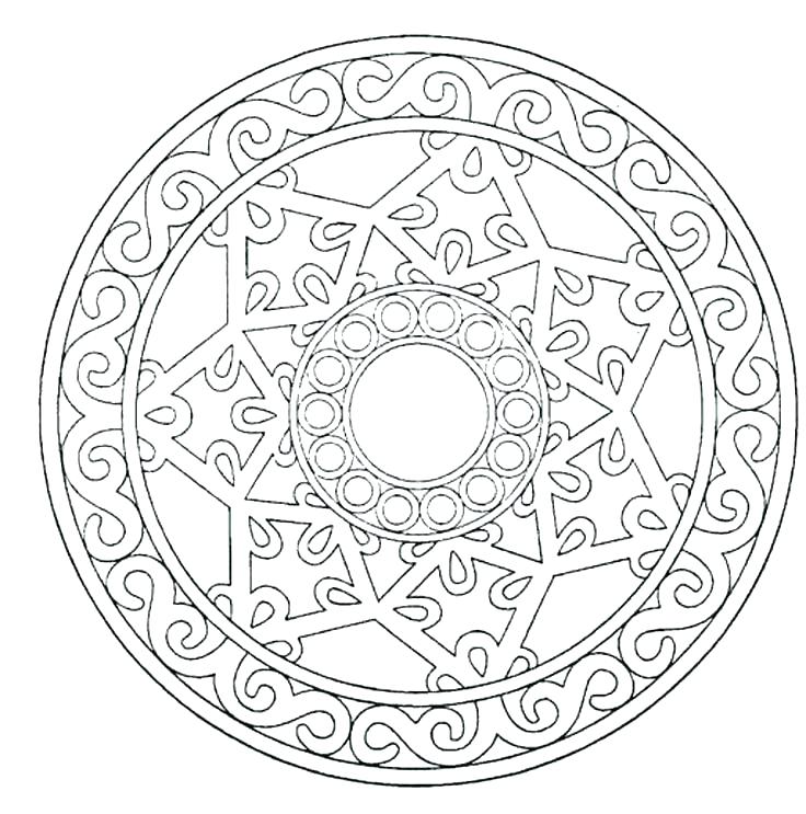 736x743 Oak Tree Coloring Page Luxury Mandala Coloring Pages For Kids New