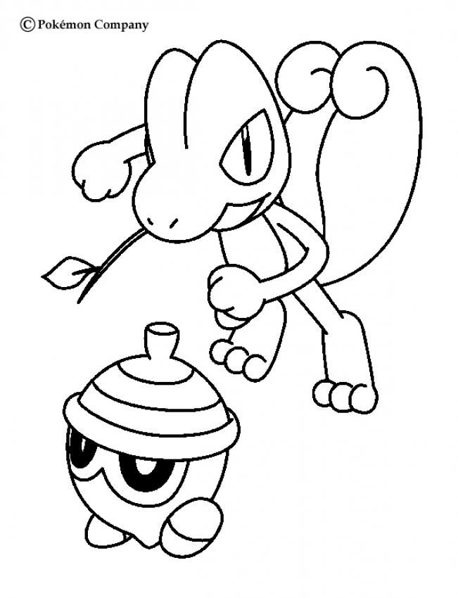 651x850 Treecko And Seedot Pokemon Coloring Page More Grass Pokemon