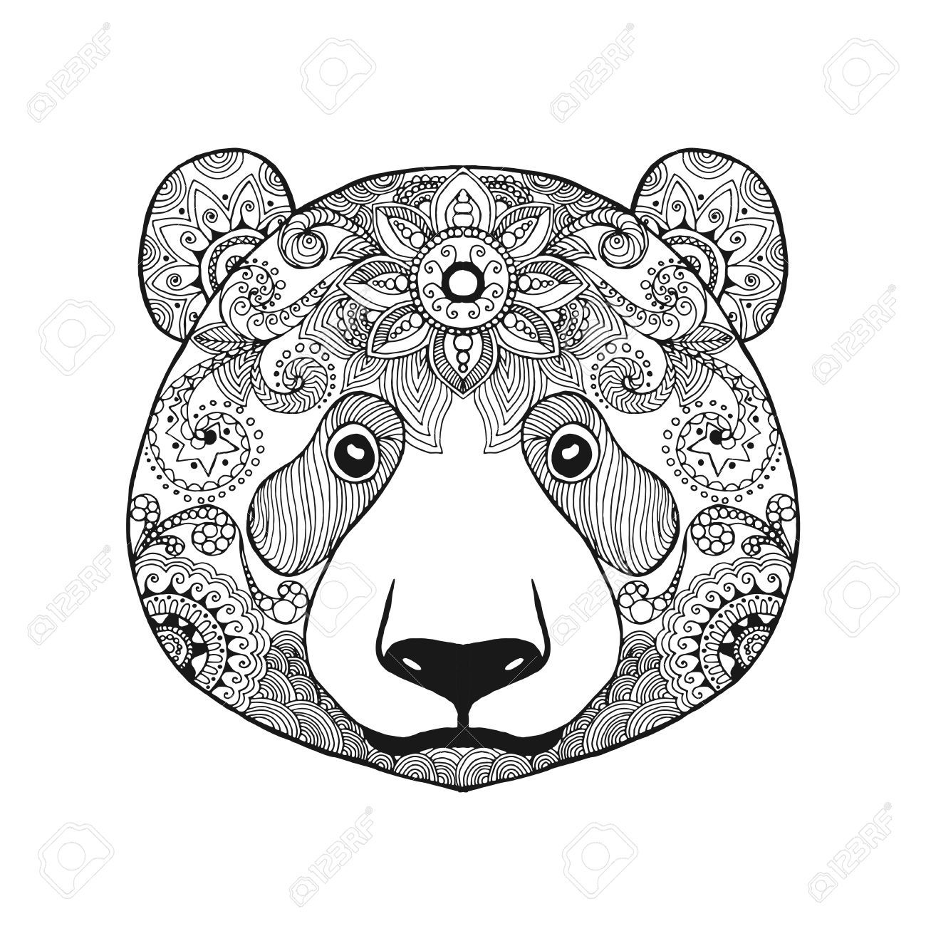 1300x1300 Image Pandi Panda Mandala And Bears