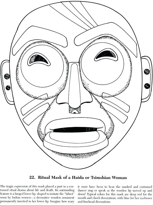 650x869 African Mask Coloring Pages Mask Coloring Pages Coloring Pages