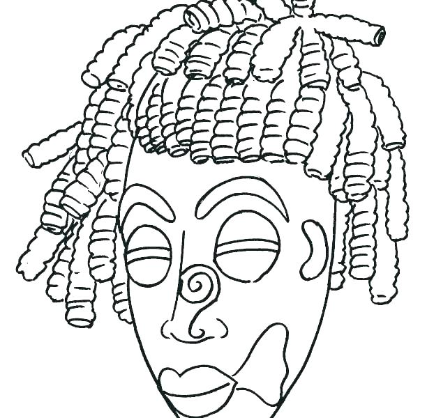 612x600 Tribal Print Coloring Pages