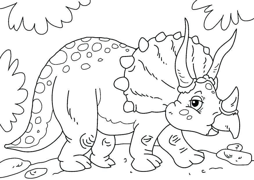 875x620 Triceratops Coloring Page Excellent Triceratops Coloring Page Free